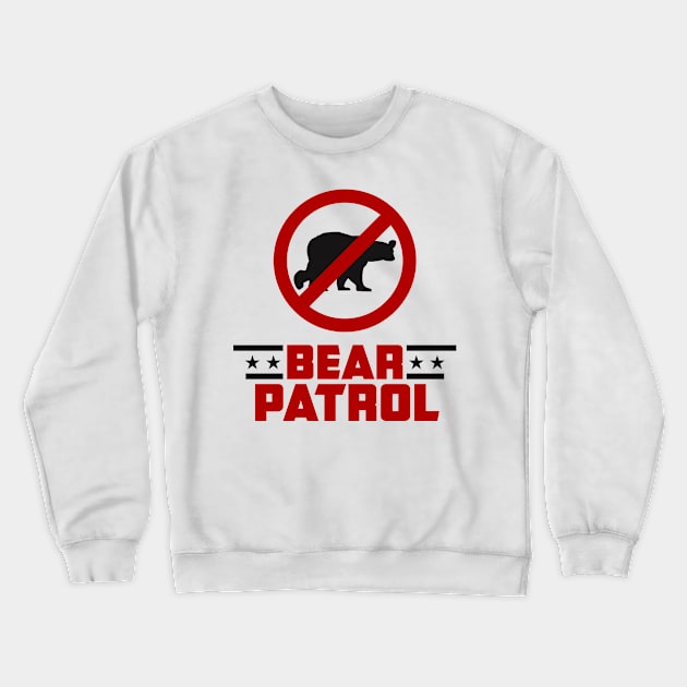 Bear Patrol (Black) Crewneck Sweatshirt by winstongambro